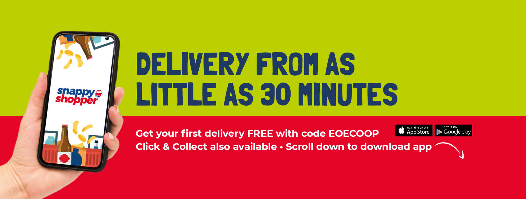 delivery code for snappy shopper